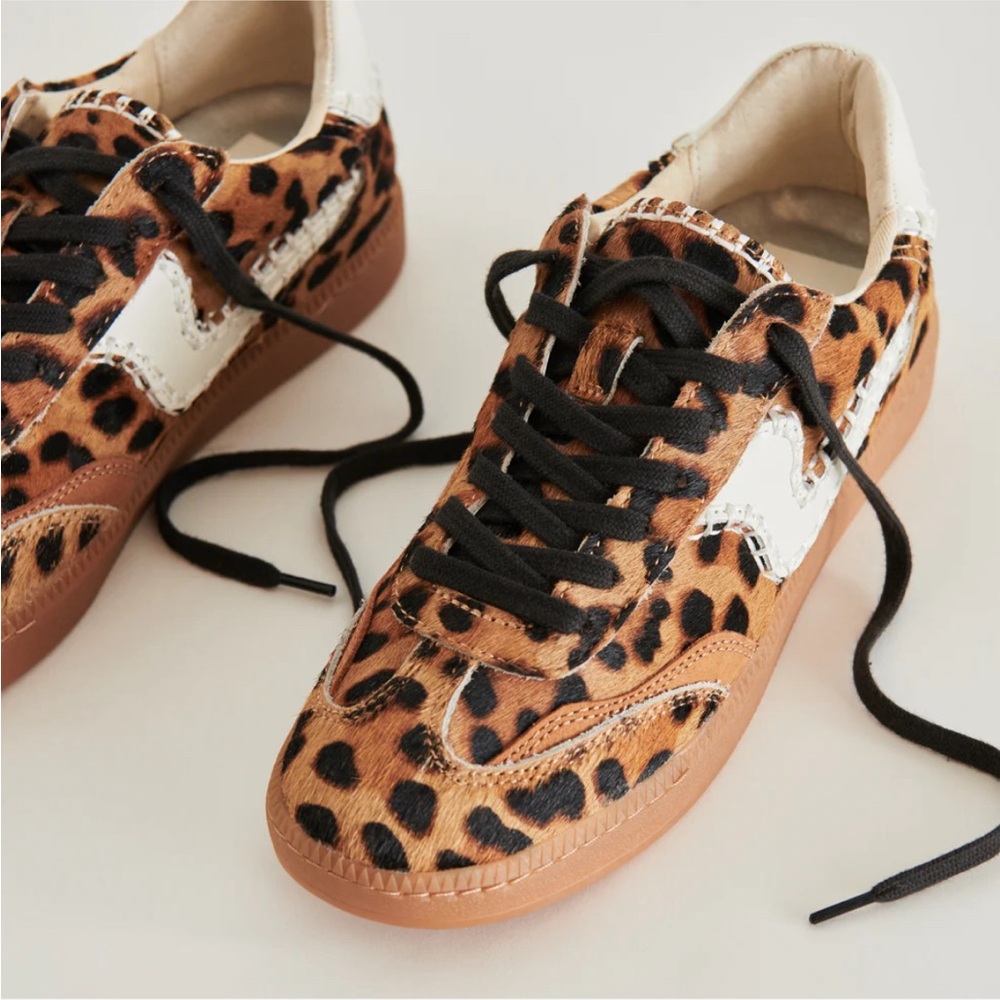 Notice Sneaker - Leopard Calf Hair Dolce Vita